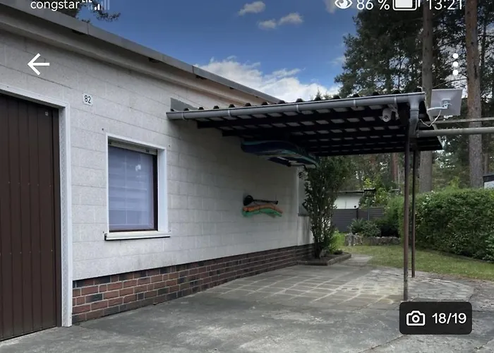 Waldbungalow Mit Wlan Und Terrasse In Seenaehe-hund Willkommen Feriehus