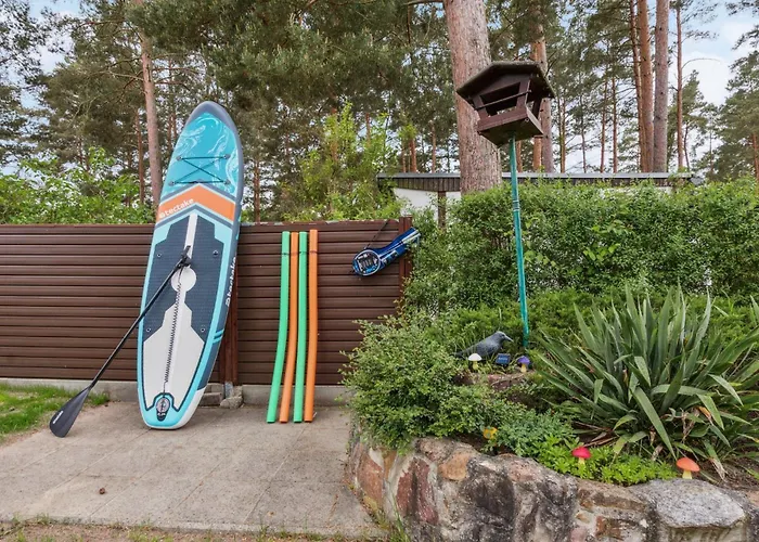 Waldbungalow Mit Wlan Und Terrasse In Seenaehe-hund Willkommen * Gommern